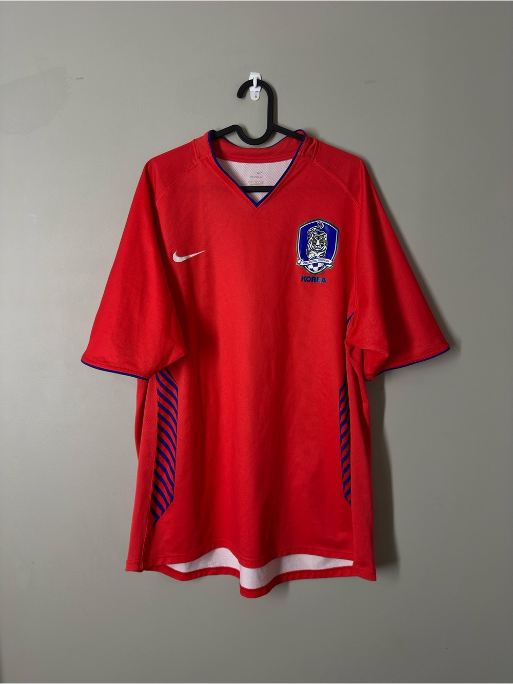 Vintage 2006–2008 Nike South Korea Home Football Jersey
